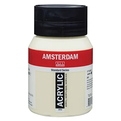 Image of Amsterdam Standard Series Acrylic Jar 500 ml Naples Yellow Green 282 (17722822)