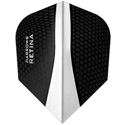 Image of Harrows Retina Dart Flights Clear 100 Micron Standard Shape 5 Sets (15 Flights)