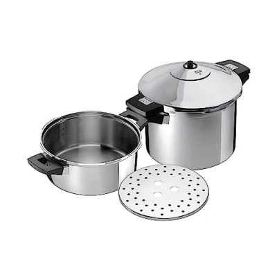 Image of Kuhn Rikon 3013 Duromatic® Inox Set Model Side Handles 4.0 + 6.0 L · Ø 24 Cm