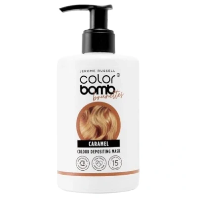 Image of Jerome Russell Color Bomb Brunettes Caramel Colour Depositing Conditioning Mask, 300ml