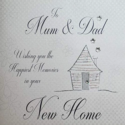 Image of Handmade New Home Card, to Mum &amp; Dad Code SS252 MD