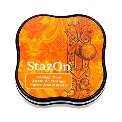 Image of Tsukineko StazOn Midi Pad, Orange Zest