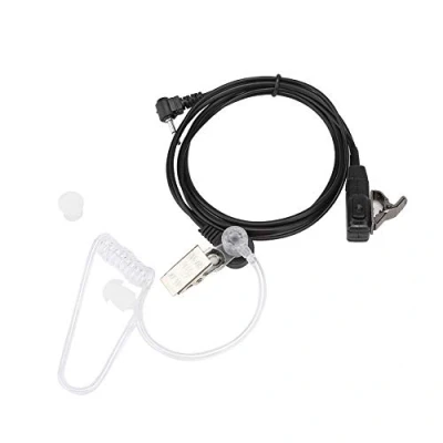 Image of ciciglow Tube Headset Earphone, 1 pin 2.5MM Covert Acoustic Walkie Portable PTT MIC Headphone for Motorola Models Talkiestalkie earphone