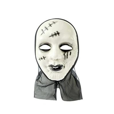 Image of Demon Nun Mask Adult Halloween Zombie Sister Costume Party Unisex Fancy Dress Outfit
