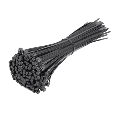 Image of Cable Ties 300mm x 4.6mm Black 250 Pack Beeway 12 inch Premium Self Locking Nylon Zip Tie Wraps