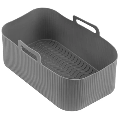 Image of Hardys Silicone Air Fryer Liner Tower, Salter, Ninja Liners Disposable Replacement Fits AF300uk, AF400uk, Foodi Max Reusable Accessories