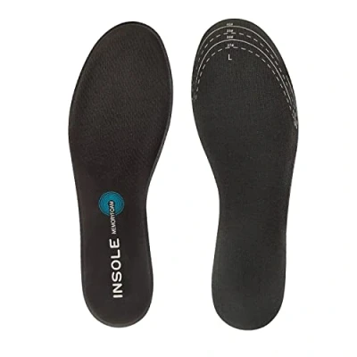 Image of Memory Foam Insoles for Men and Women, Replacement Shoe Inserts Sports Shoes, Cut to Size Comfort Inner Soles Trainers Sneakers Work Boots Walking Shoes