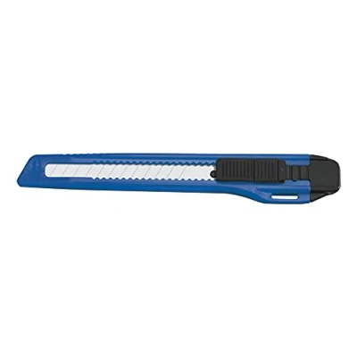Image of Westcott E 84000 00 9 mm Snap Off Office Blade Knife with Plastic Handle Blue