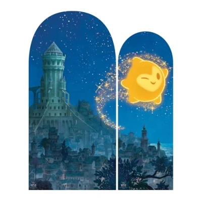 Image of Star Cutouts SQ014 WISH Backdrop Double Cardboard Sailboard