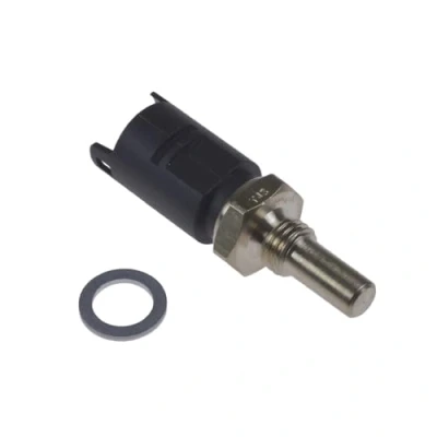 Image of 1703993 Coolant Temperature Sensor BLUE PRINT ADJ137227 black with seal ring BMW: 3 Coupe, Z3 Roadster, 5 Saloon