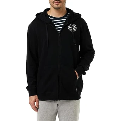 Image of Vans Men&#039;s Hooded Sweatshirt Original Zip, Black, S