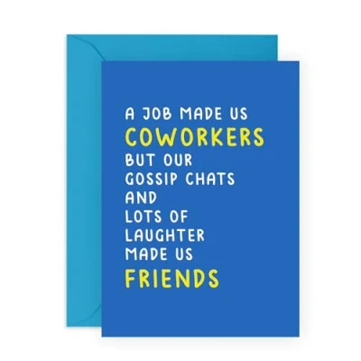 Image of Central 23 Coworker Birthday Card Officemate Appreciation Colleague Leaving Gifts Funny Greeting Cards For Work Friends Come With Fun Stickers