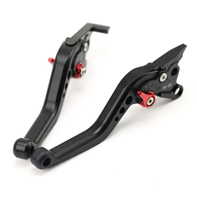 Image of Brake Clutch Levers For Aprilia RS 660 Tuono RS660 2020 2021 2022 Motorcycle Left Right Short/Long Handle Leavers 1 Pair (Black,Short)