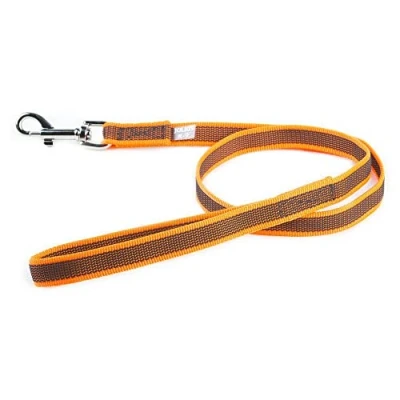 Image of Color &amp; Gray Super Grip Leash with Handle, 20 mm x 1,2 m, Orange