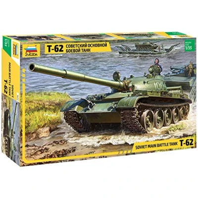 Image of Zvezda 3622 T 62 Model kit, Multicoloured, Mittel