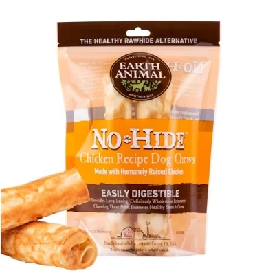 Image of Earth Animal No Hide Chicken Medium Chews 2pk 120g