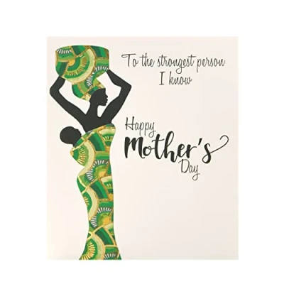 Image of Kindred X Afrotouch To The Strongest Person I Know Mother&#039;s Day Card