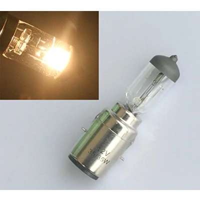 Image of 2 x Bulb 12 V 35/35 W BA20d Socket Bilux Halogen Light for Scooter ATV Motorcycle and Car