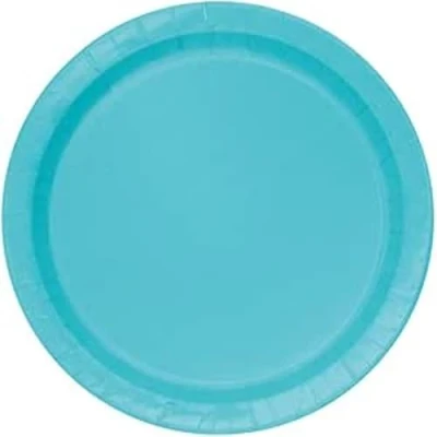 Image of Unique 46855EU Eco Friendly Paper Plates 23 cm Teal Colour 8 Count (Pack of 1), Pack 13