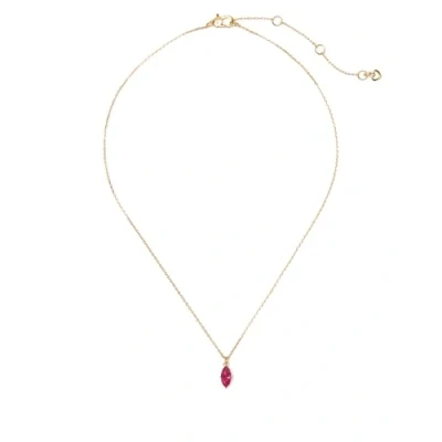Image of Kate Spade New York Boxed Studs and Pendant Set, Ruby/Gold