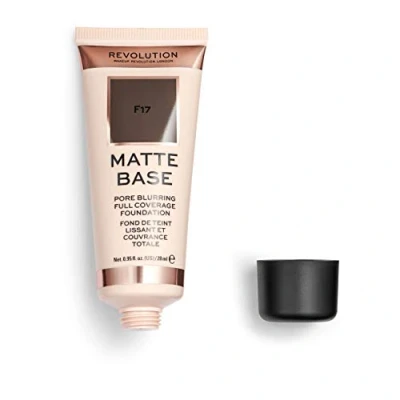 Image of Revolution Beauty London, Matte Base, Foundation, F17, 28ml
