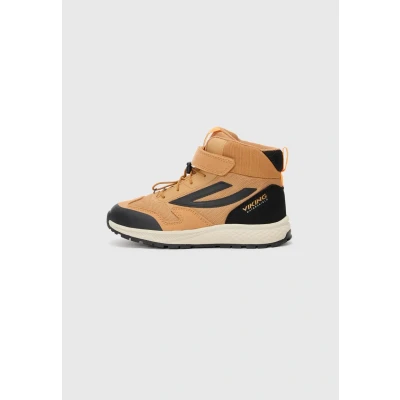 Image of Viking Unisex Kid&#039;s Century Mid Wp 1v Sl Walking Shoe, Camel, 4 UK