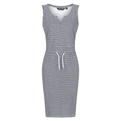 Image of Regatta Women&#039;s Fahari Dress, Navy/White Stripes, 16