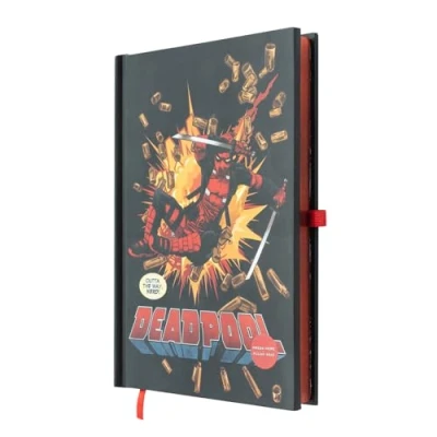 Image of Grupo Erik Marvel Deadpool Notebook A5 With Led Light Dotted Journal, Notebook, Bullet Journal Notebooks A5, Notepads Notepad, Sketchbook Gifts, Gifts