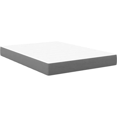 Image of vidaXL Pocket Spring Bed Mattress in Light Grey, Medium Firmness, 160x200x20 cm Fabric