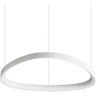 Image of Gemini 61cm DALI Integrated LED Pendant Ceiling Light White 6600Lm 3000K