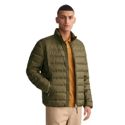 Image of GANT Light Jacket Down jacket, Men&#039;s, Size: Large, Racing green