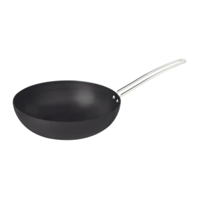 Image of Tramontina Anodised Aluminium Barbecue Wok 24 cm 2.2l