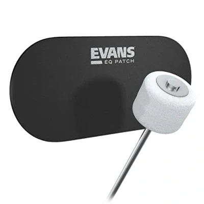 Image of Evans EQPB2 Double Patch Black