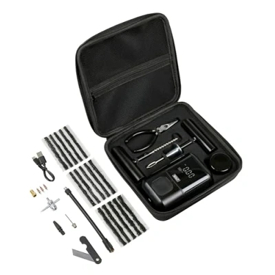 Image of Sealey Temporary Puncture Repair Kit &amp; Rechargeable Tyre Inflator