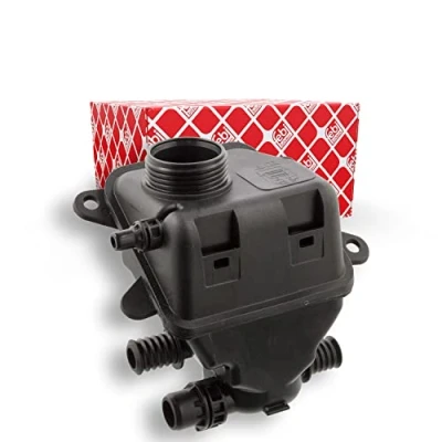 Image of 17137575578, 17137632212, 17137647281 Expansion Tank FEBI BILSTEIN 103439 with coolant level sensor without lid BMW: X6, X5, 5 GT
