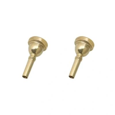 Image of 2 set High grade 12C Trombone Mouthpiece Gold plated for Accessories