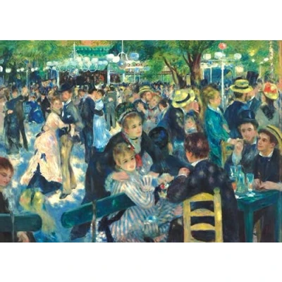 Image of Dance at Le Moulin De La Galette 1000 Piece Jigsaw Puzzle