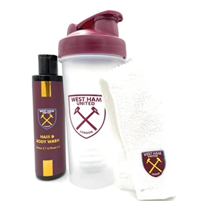 Image of Official West Ham Protein Gift set. Amazing [gift set for all hammers fans.