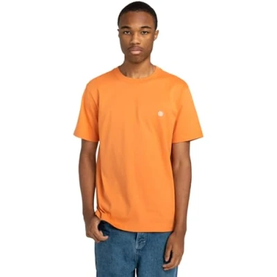 Image of Element Short Sleeves T Shirt Crail SS Young Mens Orange XS