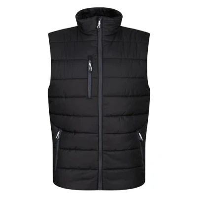 Image of Regatta Professional Mens Navigate Thermal Gilet Body Warmer, Black/Sealgr, M EU