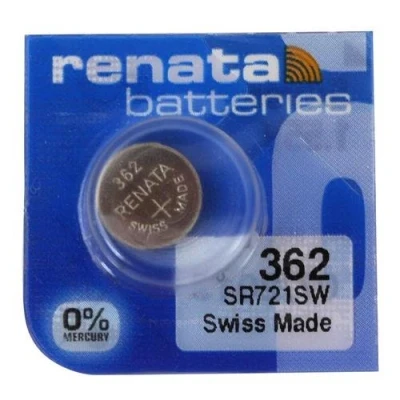 Image of 1 x Renata 362 Swiss Made Lithium Coin Cell Battery SR721SW