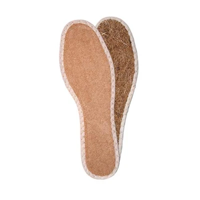 Image of Kaps Shoe Boot Insoles Inserts with Natural Coconut Fibres and Terry Cloth MicroClimate for Your Feet Eco, 45 EUR / 11 UK Men