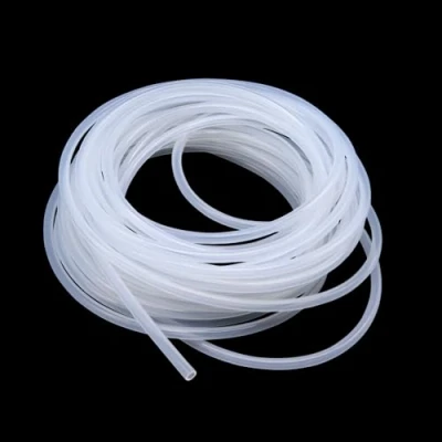 Image of iMeistek Silicone Tube 2mm ID x 4mm OD 6 Meters, Flexible Food Grade Hose Tubing Water Air Pipe Transparent