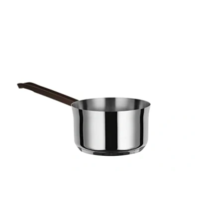 Image of Alessi edo Long Handled Saucepan, Ø 16, Steel,Brown