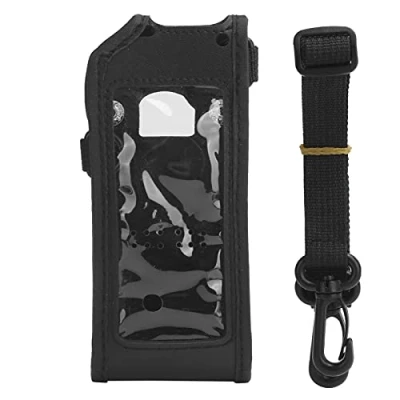 Image of Radio Holster, Walkie Talkie Leather Case Cover PU Soft Protector Fit for Anytone ATD878UV TwoWay
