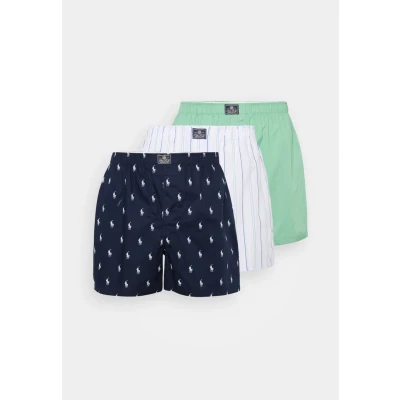 Image of Polo Ralph Lauren OPEN BOXER 3 PACK men&#039;s Boxers in Multicolour