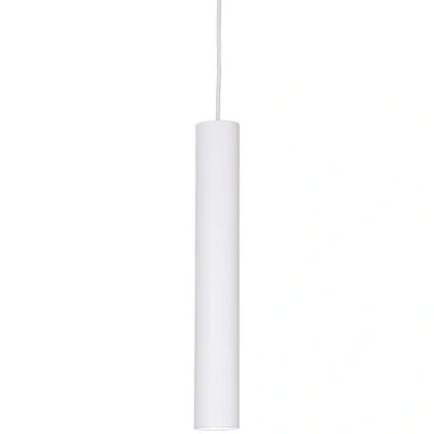 Image of Look 1 Light Slim Ceiling Pendant White, GU10