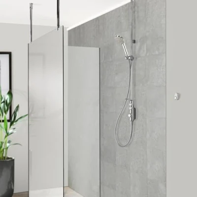 Image of Aqualisa iSystem Smart Shower Exposed with Adjustable Head (Gravity Pumped)