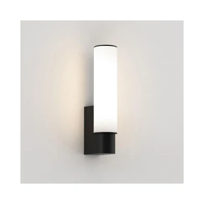 Image of Kyoto LED Matt Black Wall Light Astro