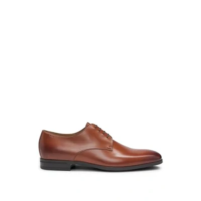 Image of BOSS Kensington DERB BU N Smart laceups, Men&#039;s, Size: 8.5, Brown Calfskin